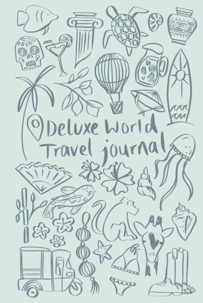 Deluxe World Travel Journal: Small Blue Cover 2 61Ztcln3VeL. SL1491