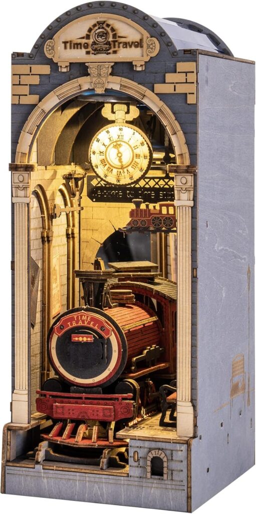 Rolife Book Nook Kit Puzzle in legno 3D fai da te Libro Nook... 2 71d8Y2lAtFL. AC SL1500