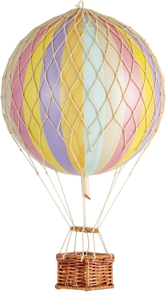 Authentic Models Travels Light - Mongolfiera a forma di arcobaleno, Ø 18 cm, colori pastello 2 81x1IGpvpfL. AC SL1500